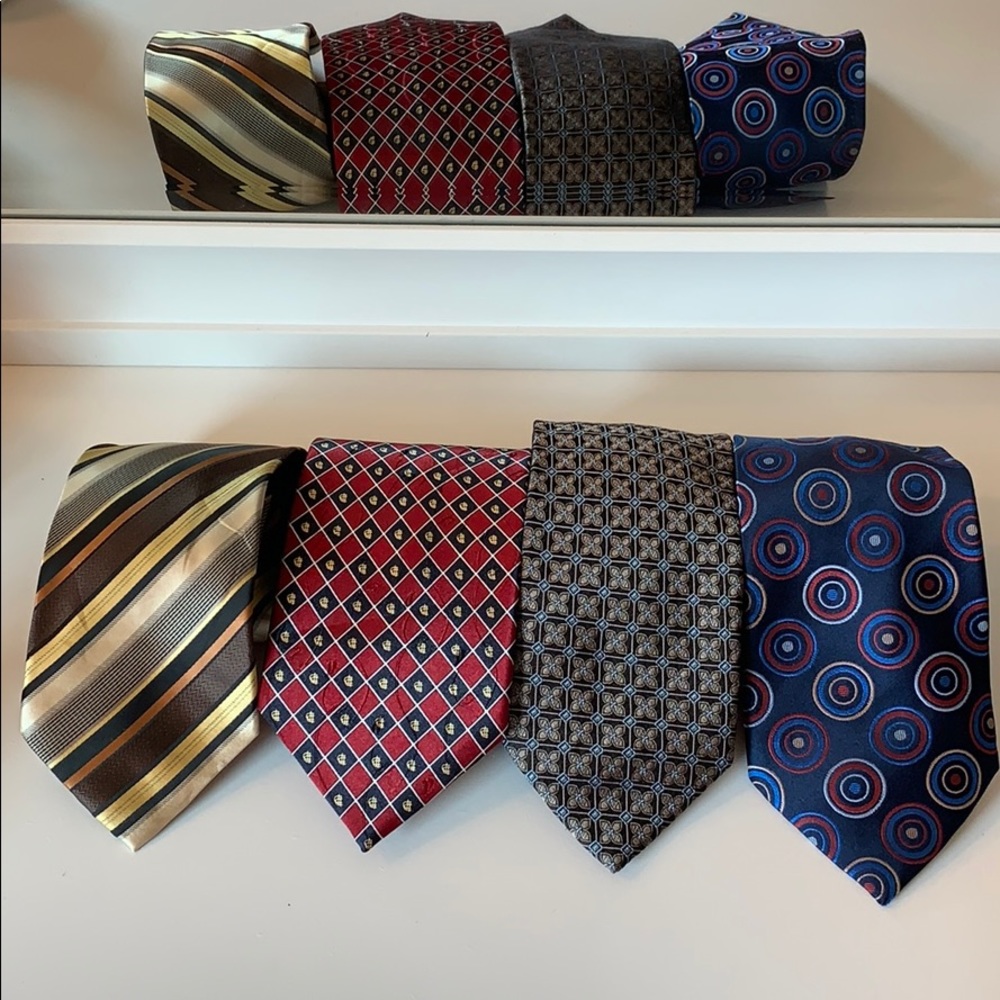 NWOT Neckties Lot of 4 Men’s Silk Ties
